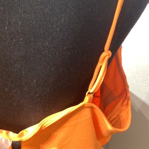 Divided by H&M NEW - Sz XL - skinny flowy summer top - tied adjustable front - Picture 4 of 7